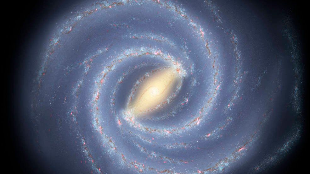 Astronomers have observed a "bridge" filled with blue giants in the Milky Way