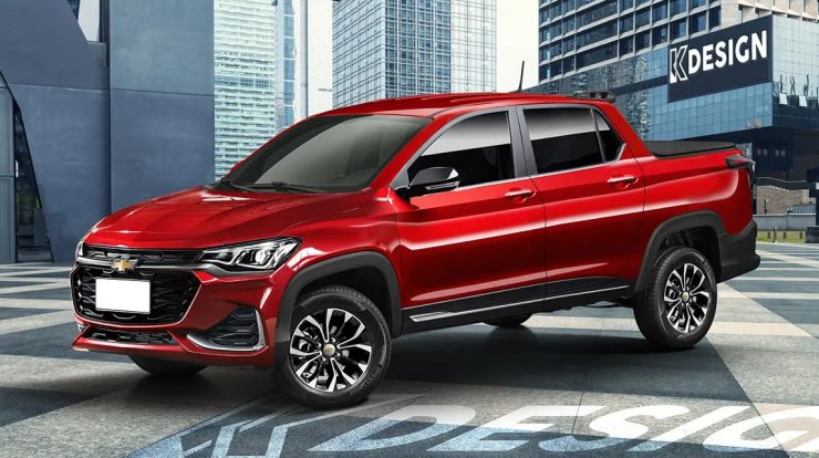 The new Chevrolet Montana is the name of the Fiat Toro's unprecedented competition pickup truck
