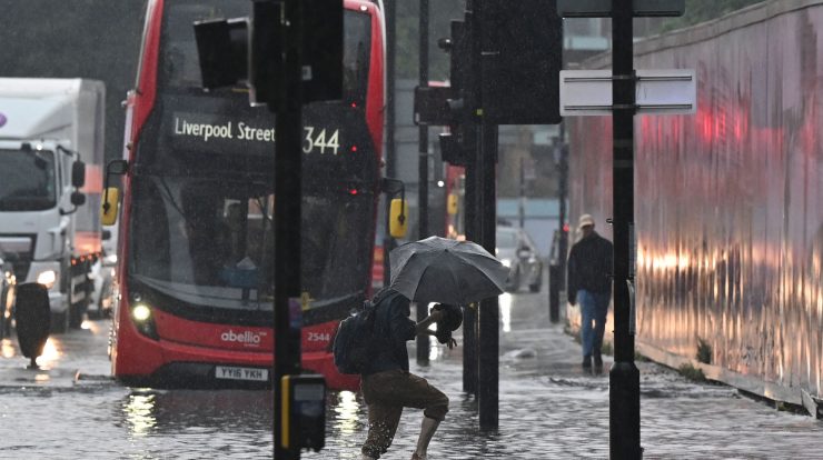 enchente Londres
