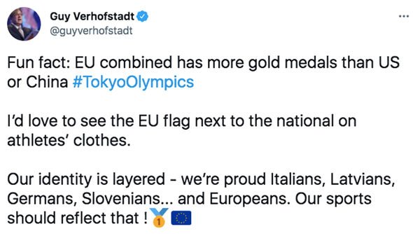 Guy Verhofstadt tweeted