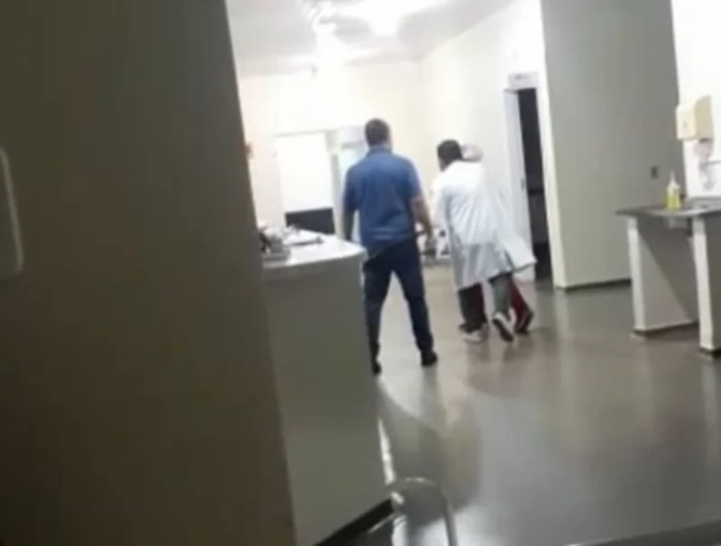 The doctor is excluded after discussing the matter with the nurse during the service