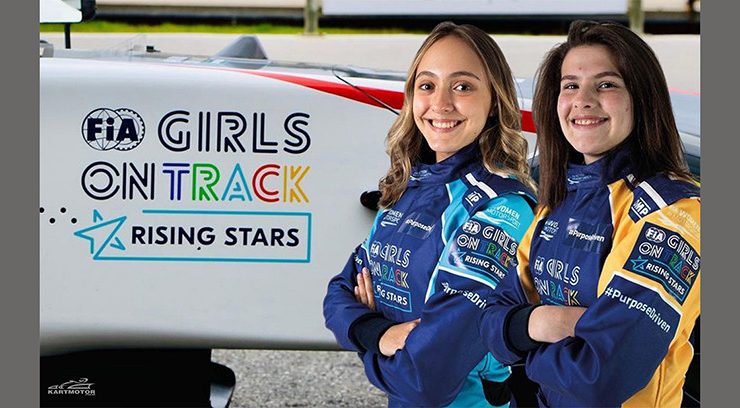 Antonella Bassani e Júlia Ayoub representarão o Brasil novamente no FIA Girls on Track - Rising Sun