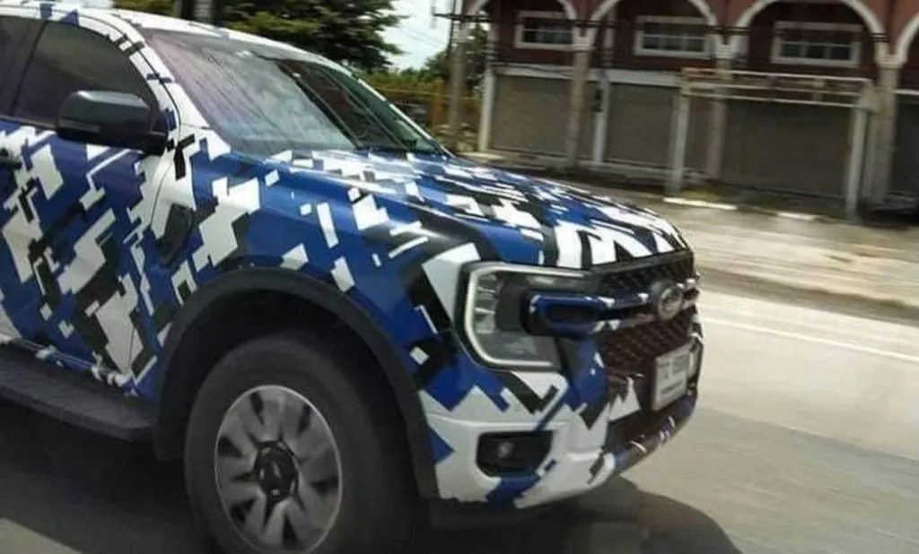 The introduction of the 2022 Ford Ranger appears in the video 