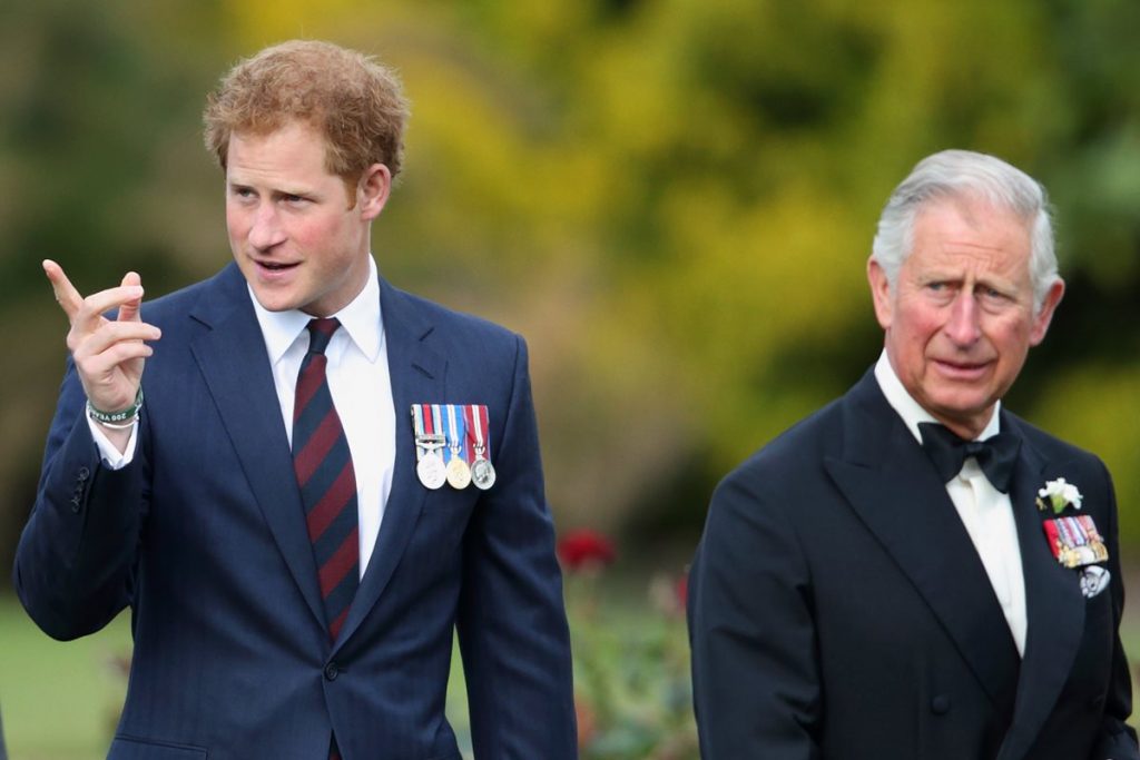 Princes Harry and Charles