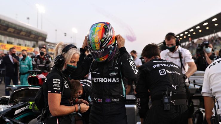 Hamilton will repeat rainbow helmet wear in Saudi Arabia and Abu Dhabi