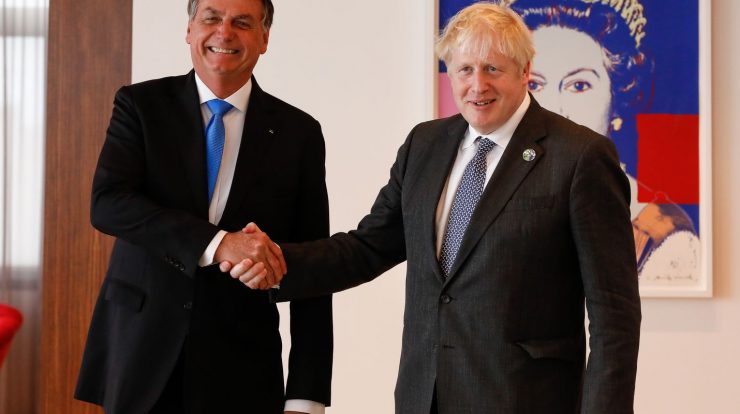 President Bolsonaro meets British Prime Minister in the United States