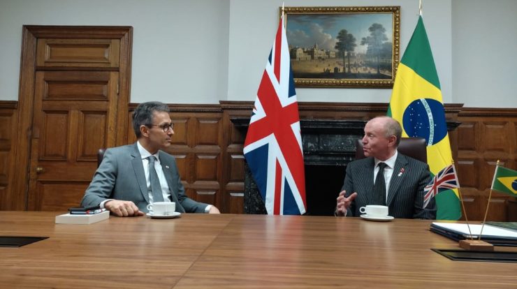Zema meets with the British government