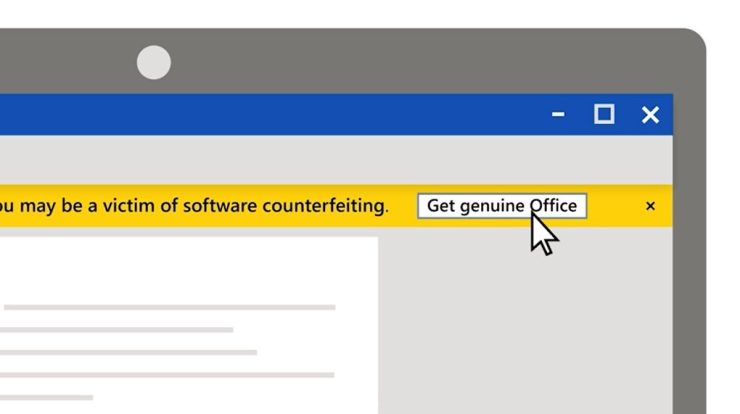Microsoft is offering a 50% discount to those who use pirated Office