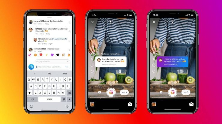 Instagram will allow you to reply to comments with a video on reels