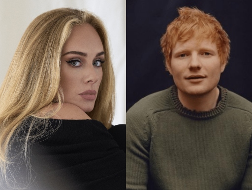 Adele and Ed Sheeran continue to dominate the UK rankings