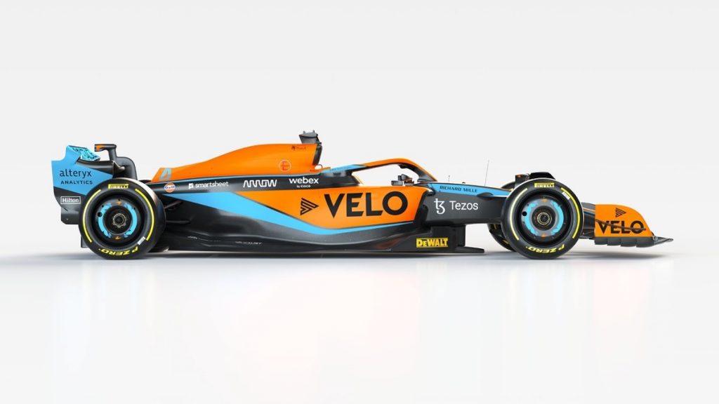 A side of the MCL36, McLaren's new Formula 1 car