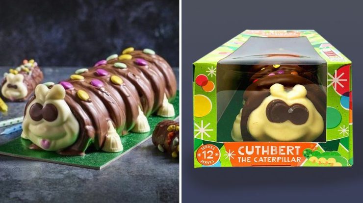 The caterpillar-shaped cake sparked a legal battle between UK supermarkets