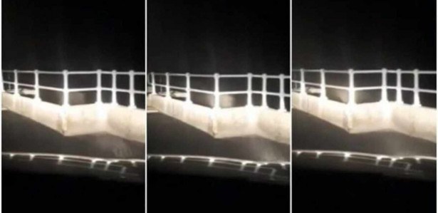 The 'Sand Demon' was spotted off the coast of England