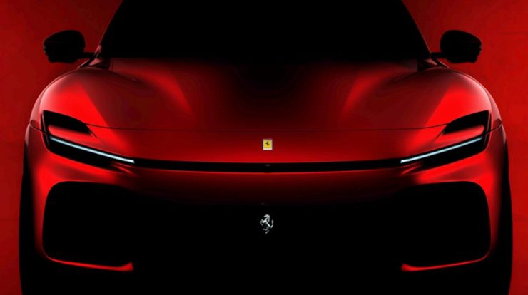 Ferrari divulga primeira imagem oficial de seu SUV