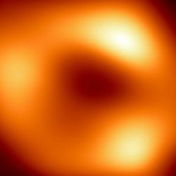 Scientists take a picture of a black hole in the center of our galaxy