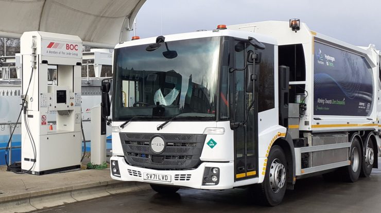Allison gearbox is the UK's first hydrogen-powered waste collection vehicle