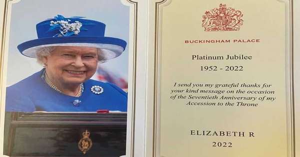 Mining town celebrates a message from the Queen of the United Kingdom