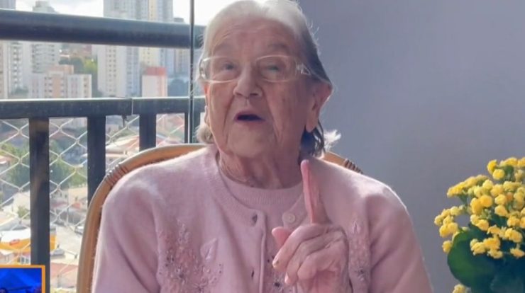At 90, Palmerinha surprises Anna Maria Braga on Sunday with Huck TV News