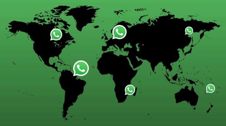 How do you enter an international number in your WhatsApp?