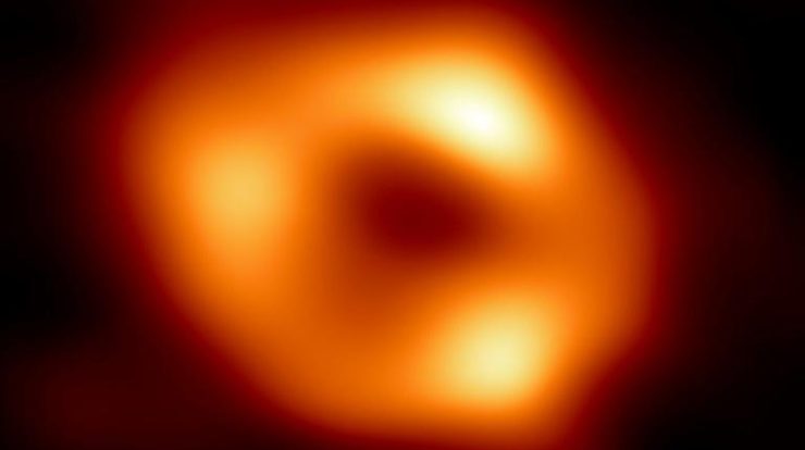 The first image of a supermassive black hole in the heart of the Milky Way