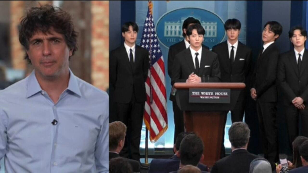 Biden welcomes Korean group BTS to campaign against hate crimes
