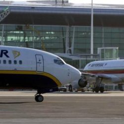 Ryanair says less than 2% of its flights have been affected by Friday's strike