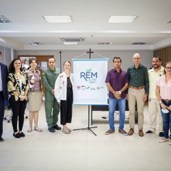 Acre managers and delegates from Germany and the United Kingdom discuss the restructuring of the REM project