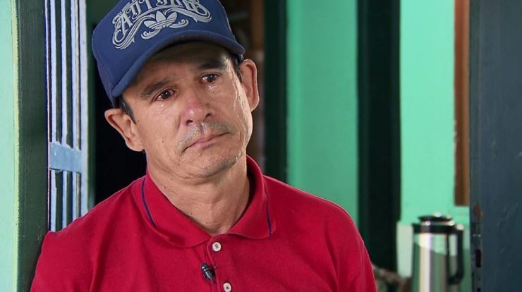 An unemployed father cries when he talks about hunger: "Yesterday we ate rice and beans, and some days we don't have it" |  Parana