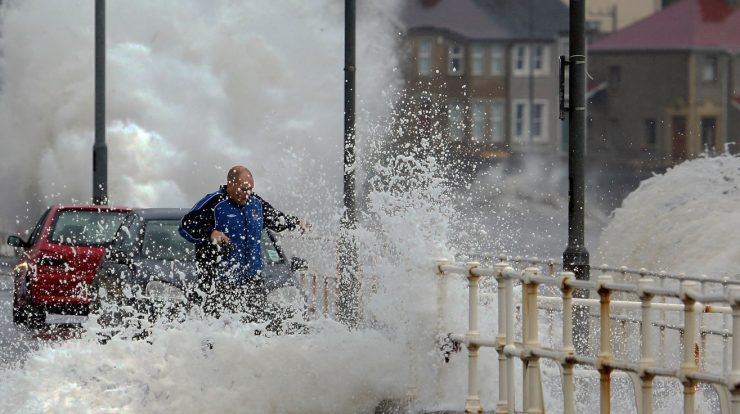 Sea level rise in the UK is rapidly increasing and threatening the coast
