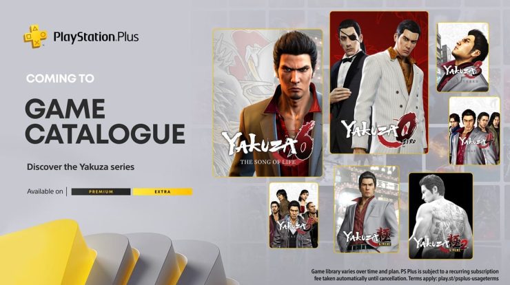 8 Yakuza Games Coming to PS Plus Catalog