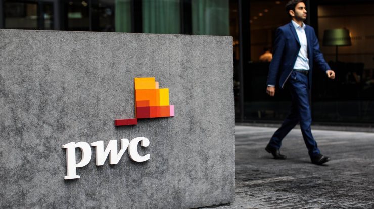 The average annual wage of PwC UK partners has reached £1m for the first time