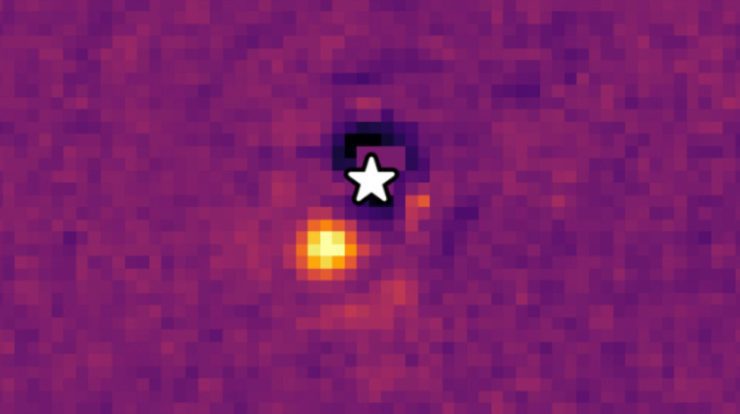 James Webb takes a powerful photo of an exoplanet
