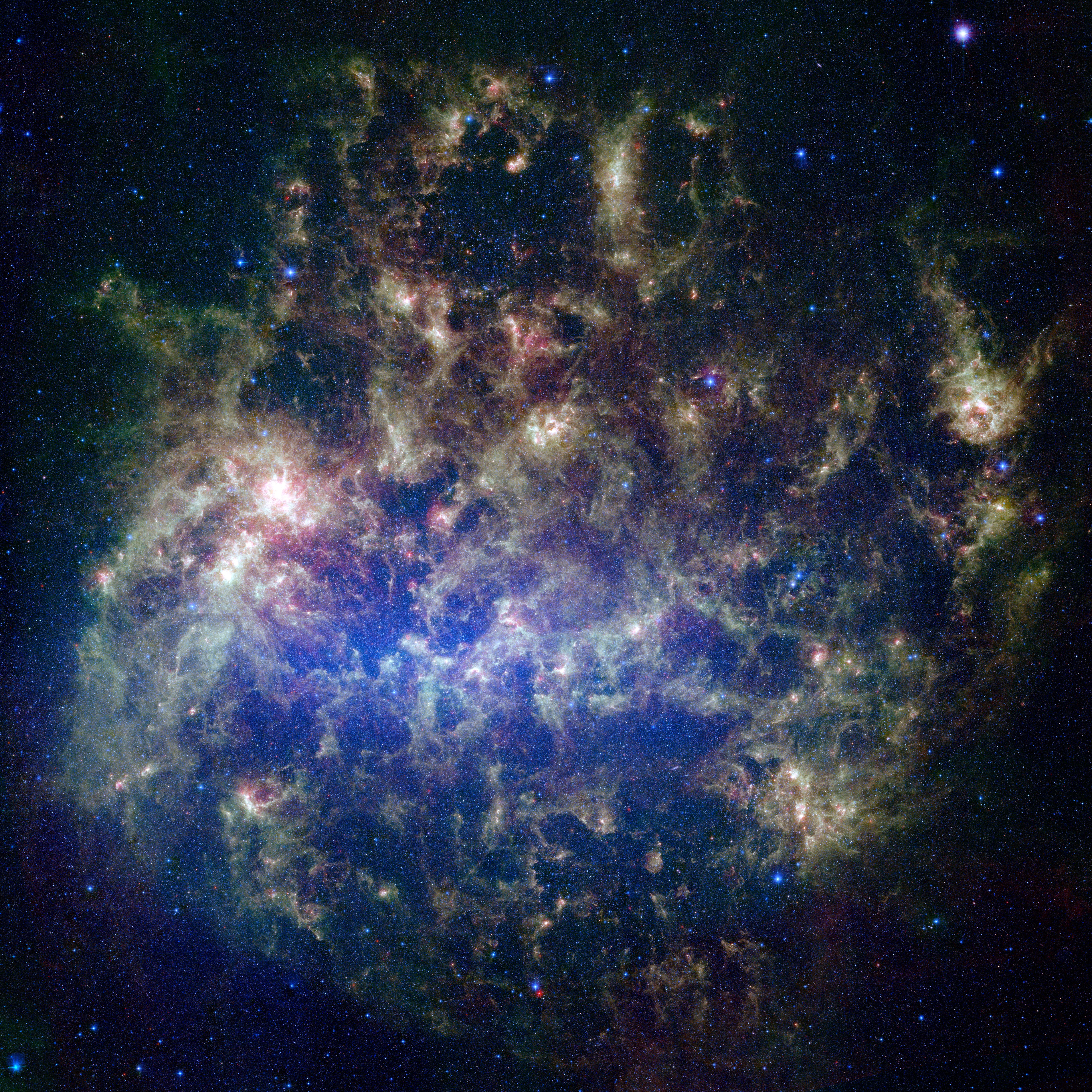The Large Magellanic Cloud, a galaxy close to the Milky Way - NASA / JPL-Caltech / STScI - NASA / JPL-Caltech / STScI