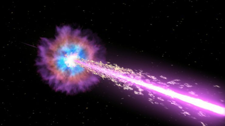 Black hole formation generates the largest explosion ever seen from Earth