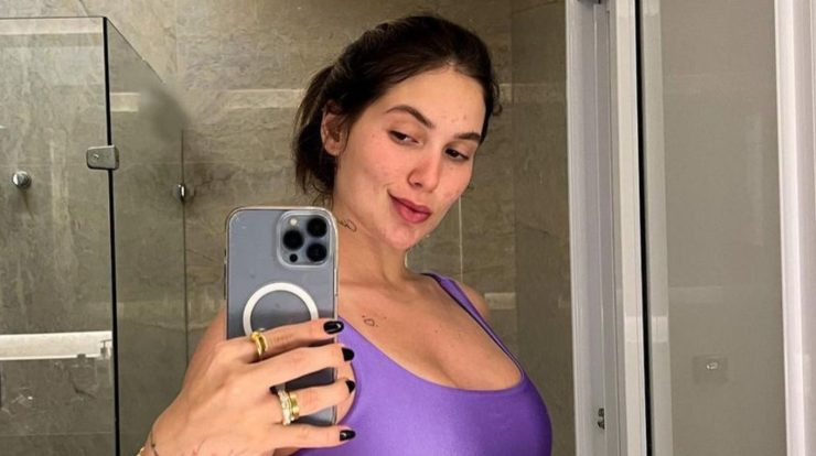 After being discharged from the hospital, Virginia Fonseca takes a look before and after giving birth;  View photos · TV news