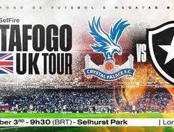 Botafogo announces a friendly match with Crystal Palace after Brazil