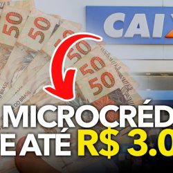 Saiba como SOLICITAR o microcrédito de até R$ 3.000 na CAIXA