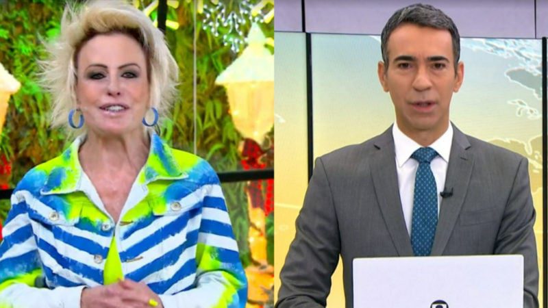 In Ana Maria Braga and Cesar Traelli "more than you" (Photo: Playback / TV Globo)